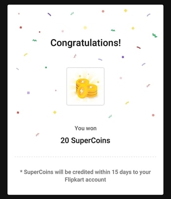 Flipkart Fake Or Not SuperCoins Reward Proof